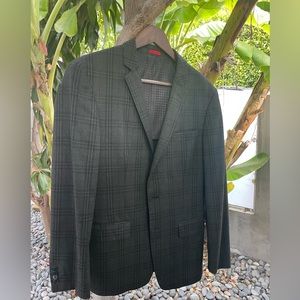 John Varvatos Star USA Plaid Slim Fit Sport Coat